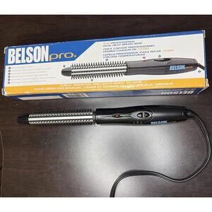 Belson Pro Brush Iron 3/4" Professional DualHeat TESTED Round Curling Style Tool